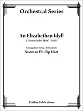 An Elizbethan Idyll Orchestra sheet music cover